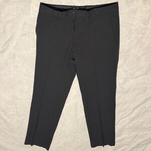 Kenneth Cole Reaction Charcoal Gray Slim Dress Pants